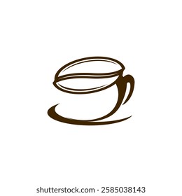 vector coffee beans template vector icon illustration design