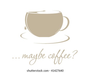 Vector. Coffee cup. Design for coffee house.