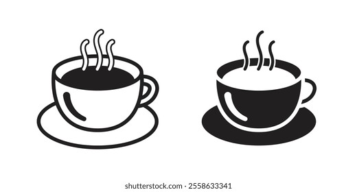 Vector Coffee Cup Icons. Coffee Cup Symbols