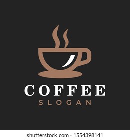 Vector of coffee cup for logo template design.