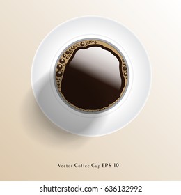 コーヒー 上から のイラスト素材 画像 ベクター画像 Shutterstock