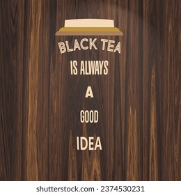 Vector Coffee cup shape text effect |illustrator |vector art |design