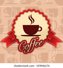 Vector coffee design for coffee shop, restaurant and cafe 