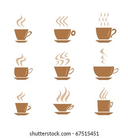 Vector Coffee Elements