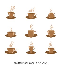 Vector Coffee Elements