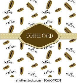 Vector coffee grunge retro vintage label