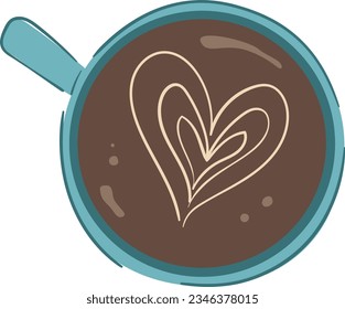 Icono de café vector: Ilustración de una refrescante copa de café en un vibrante matiz verde - Perfecto para añadir un toque de color a sus diseños!