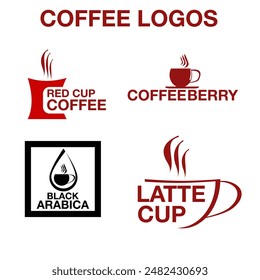 Vector Coffee Logos to be used for any item designs or products.