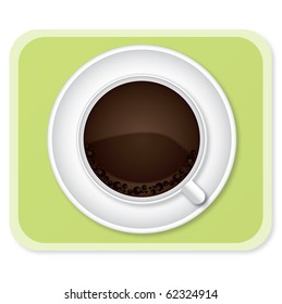 Vector coffee mug