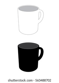 Vector Coffee Mug Set