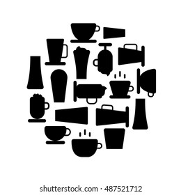 Vector Coffee shop background
