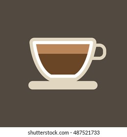 Vector Coffee shop background