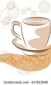 Vector - coffee shop concept art
