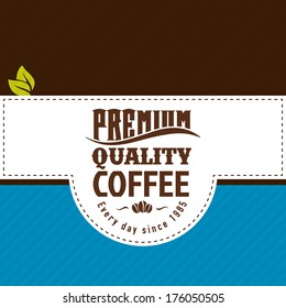 Vector coffee shop labels with calligraphy