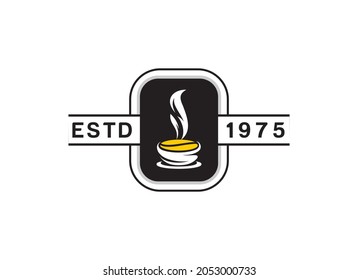 Vector coffee shop logo design