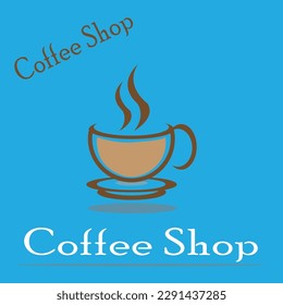 Vector coffee Shop logo templet