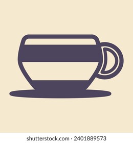 Vector of coffee  simple good for icon symbol 