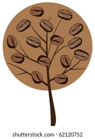 vector coffee tree