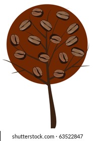 vector coffee tree