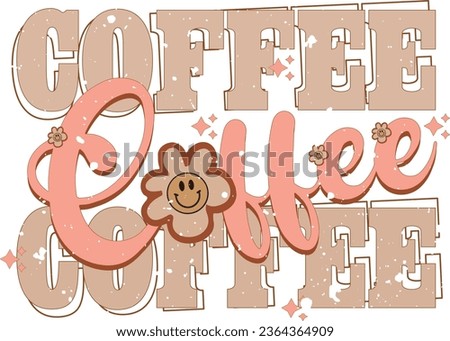 Vector Coffee T-shirt design For Coffee Lover