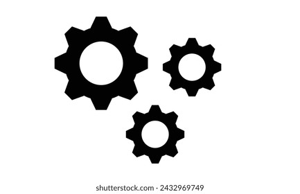 Vector Cog Settings Icon Symbol