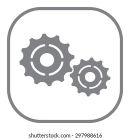 Vector Cog Settings Icon Symbol