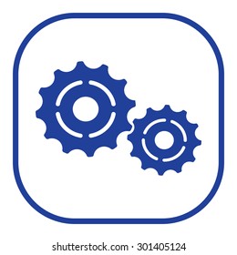 Vector Cog Settings Icon Symbol