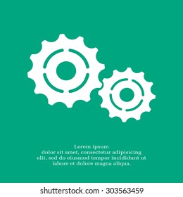 Vector Cog Settings Icon Symbol