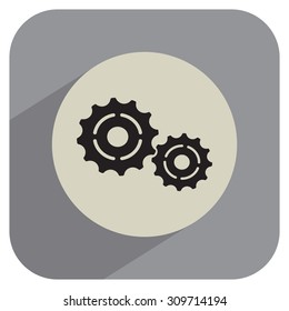 Vector Cog Settings Icon Symbol