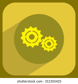 Vector Cog Settings Icon Symbol