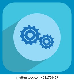 Vector Cog Settings Icon Symbol