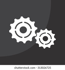 Vector Cog Settings Icon Symbol