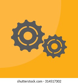 Vector Cog Settings Icon Symbol