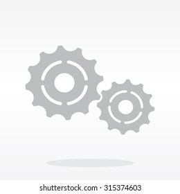 Vector Cog Settings Icon Symbol