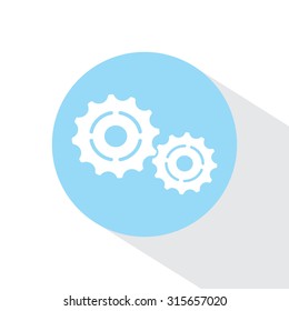 Vector Cog Settings Icon Symbol