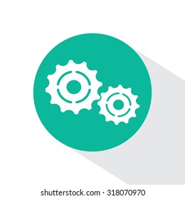 Vector Cog Settings Icon Symbol