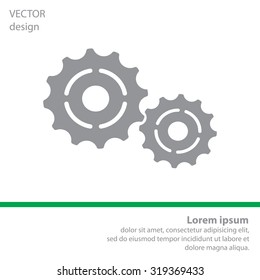 Vector Cog Settings Icon Symbol
