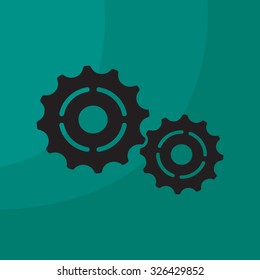 Vector Cog Settings Icon Symbol