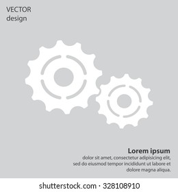 Vector Cog Settings Icon Symbol