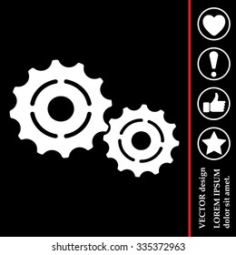 Vector Cog Settings Icon Symbol