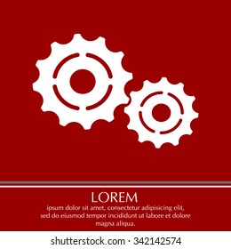 Vector Cog Settings Icon Symbol