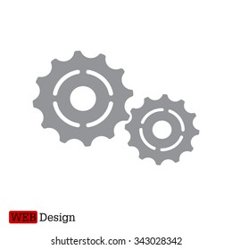 Vector Cog Settings Icon Symbol