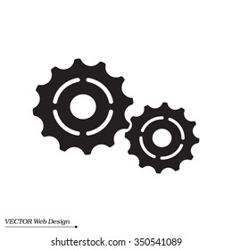 Vector Cog Settings Icon Symbol