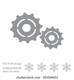 Vector Cog Settings Icon Symbol