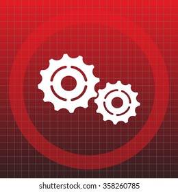 Vector Cog Settings Icon Symbol