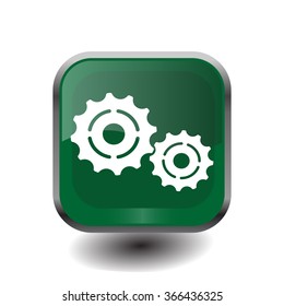 Vector Cog Settings Icon Symbol