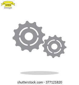 Vector Cog Settings Icon Symbol