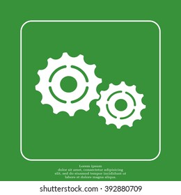 Vector Cog Settings Icon Symbol