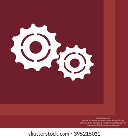 Vector Cog Settings Icon Symbol