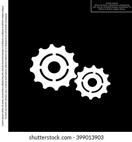 Vector Cog Settings Icon Symbol